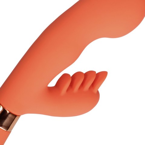 Silicone Rabbit Vibrator with Ribbed Clitoral Stimulator Silicone Rabbit Vibrator with Ribbed Clitoral Stimulator
