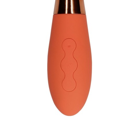Silicone Rabbit Vibrator with Ribbed Clitoral Stimulator Silicone Rabbit Vibrator with Ribbed Clitoral Stimulator
