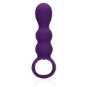 Teardrop Shaped Anal Vibrator - Clear Purple Teardrop Shaped Anal Vibrator - Clear Purple