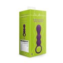 Teardrop Shaped Anal Vibrator - Clear Purple Teardrop Shaped Anal Vibrator - Clear Purple