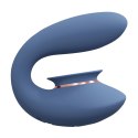 Twitch 3 - Rechargeable Vibrator & Suction - Silicone - 10 Speed - Blue/Grey Twitch 3 - Rechargeable Vibrator & Suction - Silicone - 10 Speed - Blue/Grey