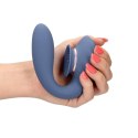 Twitch 3 - Rechargeable Vibrator & Suction - Silicone - 10 Speed - Blue/Grey Twitch 3 - Rechargeable Vibrator & Suction - Silicone - 10 Speed - Blue/Grey