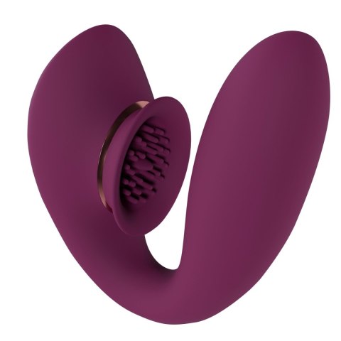 Twitch 3 - Rechargeable Vibrator & Suction - Silicone - 10 Speed - Burgundy Twitch 3 - Rechargeable Vibrator & Suction - Silicone - 10 Speed - Burgundy