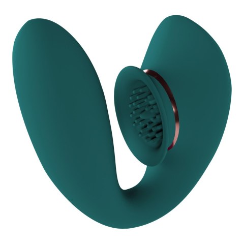 Twitch 3 - Rechargeable Vibrator & Suction - Silicone - 10 Speed - Forest Green Twitch 3 - Rechargeable Vibrator & Suction - Silicone - 10 Speed - Forest Green