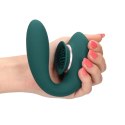 Twitch 3 - Rechargeable Vibrator & Suction - Silicone - 10 Speed - Forest Green Twitch 3 - Rechargeable Vibrator & Suction - Silicone - 10 Speed - Forest Green