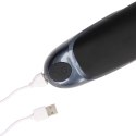 Vibrating Masturbator Sleeve - Licorice Black Vibrating Masturbator Sleeve - Licorice Black