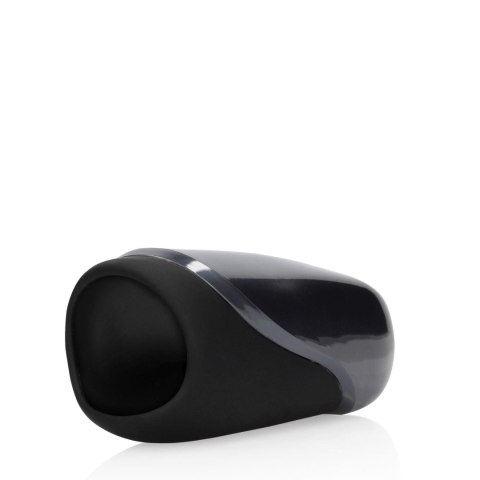 Vibrating Masturbator Sleeve - Licorice Black Vibrating Masturbator Sleeve - Licorice Black