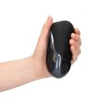 Vibrating Masturbator Sleeve - Licorice Black Vibrating Masturbator Sleeve - Licorice Black