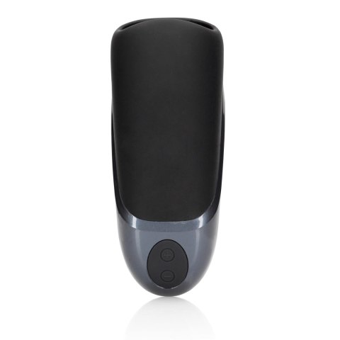 Vibrating Masturbator Sleeve - Licorice Black Vibrating Masturbator Sleeve - Licorice Black