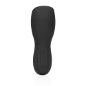 Vibrating Masturbator Sleeve - Licorice Black Vibrating Masturbator Sleeve - Licorice Black