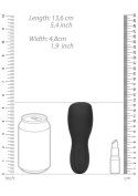 Vibrating Masturbator Sleeve - Licorice Black Vibrating Masturbator Sleeve - Licorice Black