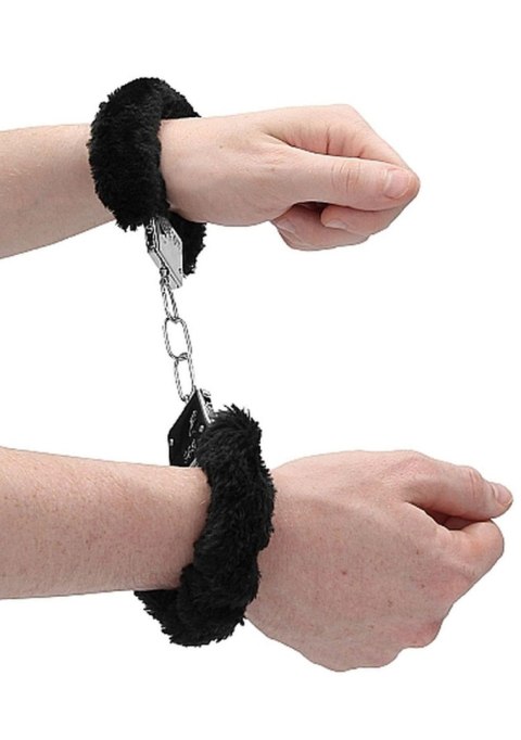 Beginner""s Handcuffs Furry - Black Beginner""s Handcuffs Furry - Black