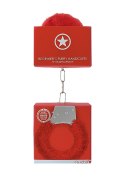 Beginner""s Handcuffs Furry - Red Beginner""s Handcuffs Furry - Red