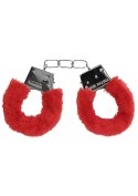 Beginner""s Handcuffs Furry - Red Beginner""s Handcuffs Furry - Red