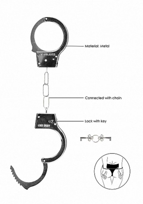 Beginner""s Handcuffs - Metal Beginner""s Handcuffs - Metal