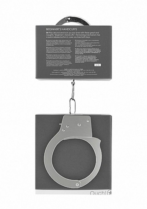 Beginner""s Handcuffs - Metal Beginner""s Handcuffs - Metal