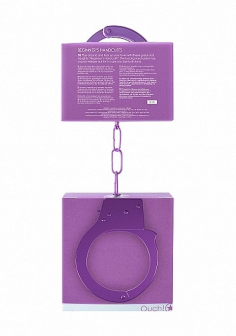 Beginner""s Handcuffs - Purple Beginner""s Handcuffs - Purple
