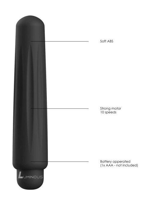 Delia - ABS Bullet With Sleeve - 10-Speeds - Black Delia - ABS Bullet With Sleeve - 10-Speeds - Black