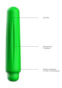 Delia - ABS Bullet With Sleeve - 10-Speeds - Green Delia - ABS Bullet With Sleeve - 10-Speeds - Green