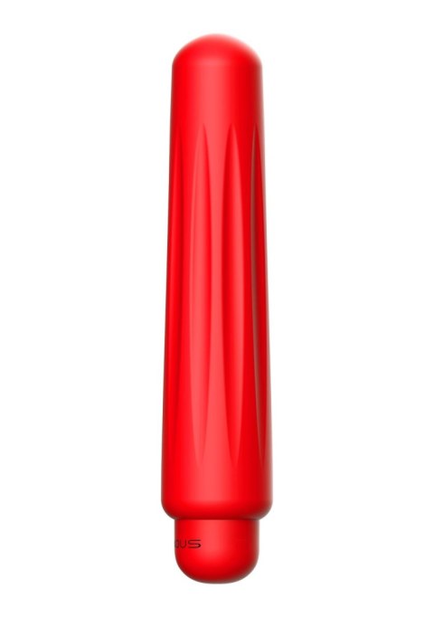 Delia - ABS Bullet With Sleeve - 10-Speeds - Red Delia - ABS Bullet With Sleeve - 10-Speeds - Red
