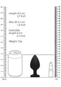 Diamond Heart Butt Plug - Extra Large - Black Diamond Heart Butt Plug - Extra Large - Black