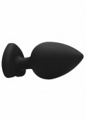 Diamond Heart Butt Plug - Extra Large - Black Diamond Heart Butt Plug - Extra Large - Black