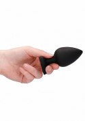 Diamond Heart Butt Plug - Extra Large - Black Diamond Heart Butt Plug - Extra Large - Black