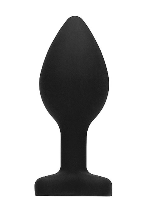 Diamond Heart Butt Plug - Large - Black Diamond Heart Butt Plug - Large - Black
