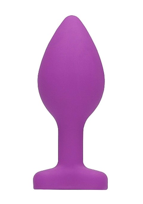 Diamond Heart Butt Plug - Regular - Purple Diamond Heart Butt Plug - Regular - Purple