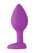 Diamond Heart Butt Plug - Regular - Purple Diamond Heart Butt Plug - Regular - Purple