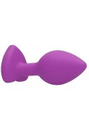 Diamond Heart Butt Plug - Regular - Purple Diamond Heart Butt Plug - Regular - Purple