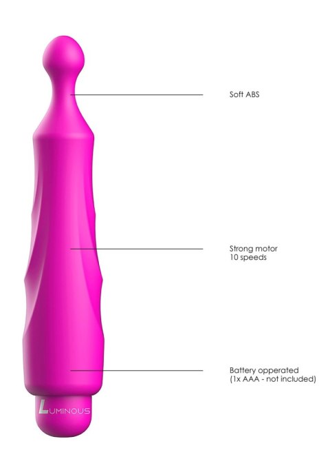 Dido - ABS Bullet With Sleeve - 10-Speeds - Fuchsia Dido - ABS Bullet With Sleeve - 10-Speeds - Fuchsia