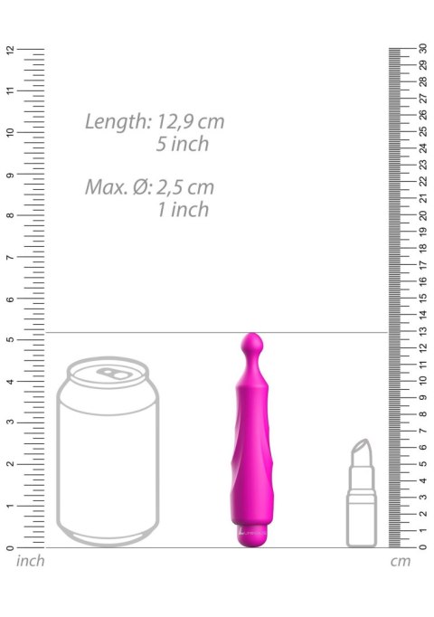 Dido - ABS Bullet With Sleeve - 10-Speeds - Fuchsia Dido - ABS Bullet With Sleeve - 10-Speeds - Fuchsia