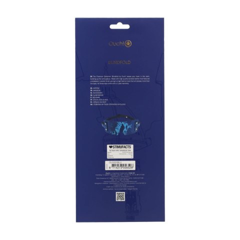 Florence Collection - Blindfold - Blue Florence Collection - Blindfold - Blue