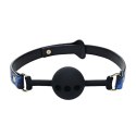 Florence Collection - Silicone Ball Gag - Blue Florence Collection - Silicone Ball Gag - Blue