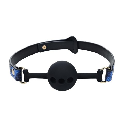 Florence Collection - Silicone Ball Gag - Blue Florence Collection - Silicone Ball Gag - Blue