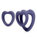 Heart Cockring Set - Violet Storm Heart Cockring Set - Violet Storm