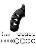 Model 21 - Chastity - 4.5"""" - Silicone Cock Cage - Black Model 21 - Chastity - 4.5"""" - Silicone Cock Cage - Black