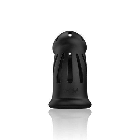 Model 27 - Ultra Soft Silicone Chastity Cage - Black Model 27 - Ultra Soft Silicone Chastity Cage - Black
