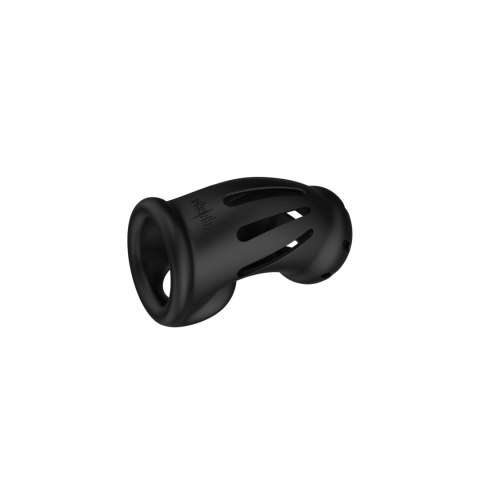 Model 27 - Ultra Soft Silicone Chastity Cage - Black Model 27 - Ultra Soft Silicone Chastity Cage - Black