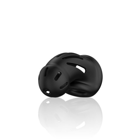 Model 27 - Ultra Soft Silicone Chastity Cage - Black Model 27 - Ultra Soft Silicone Chastity Cage - Black