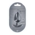 Smooth Silicone Anal Plug - Large - 3.5" / 8,9 cm - Gunmetal Smooth Silicone Anal Plug - Large - 3.5" / 8,9 cm - Gunmetal