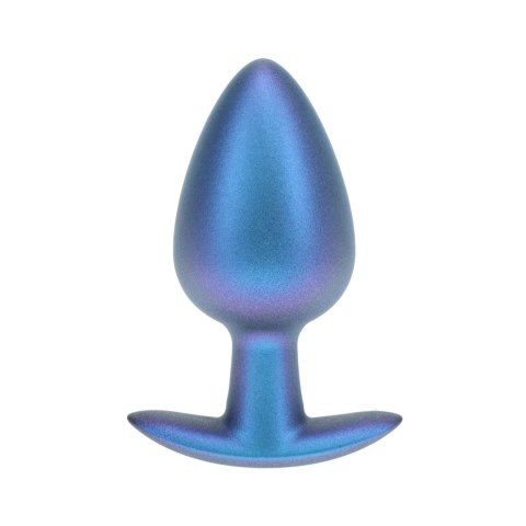 Smooth Silicone Anal Plug - Large - 3.5" / 8,9 cm - Metallic Blue Smooth Silicone Anal Plug - Large - 3.5" / 8,9 cm - Metallic Blue