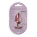 Smooth Silicone Anal Plug - Large - 3.5" / 8,9 cm - Rose Gold Smooth Silicone Anal Plug - Large - 3.5" / 8,9 cm - Rose Gold