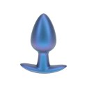 Smooth Silicone Anal Plug - Medium - 3.1 / 7,9 cm - Metallic Blue Smooth Silicone Anal Plug - Medium - 3.1 / 7,9 cm - Metallic Blue