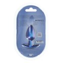 Smooth Silicone Anal Plug - Medium - 3.1 / 7,9 cm - Metallic Blue Smooth Silicone Anal Plug - Medium - 3.1 / 7,9 cm - Metallic Blue