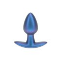 Smooth Silicone Anal Plug - Small - 2.6 / 6,5 cm - Metallic Blue Smooth Silicone Anal Plug - Small - 2.6 / 6,5 cm - Metallic Blue