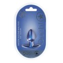 Smooth Silicone Anal Plug - Small - 2.6 / 6,5 cm - Metallic Blue Smooth Silicone Anal Plug - Small - 2.6 / 6,5 cm - Metallic Blue