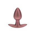 Smooth Silicone Anal Plug - Small - 2.6 / 6,5 cm - Rose Gold Smooth Silicone Anal Plug - Small - 2.6 / 6,5 cm - Rose Gold
