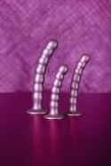 Beaded G-Spot Dildo - 8'' / 20,5 cm - Rose Gold Beaded G-Spot Dildo - 8'' / 20,5 cm - Rose Gold
